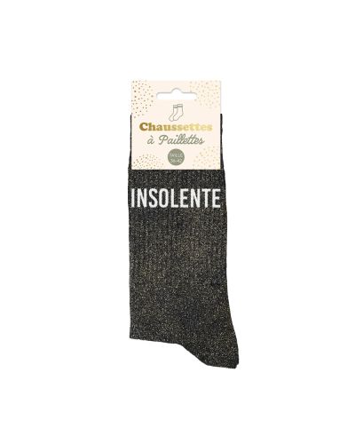 CHAUSSETTES PAILLETTES "INSOLENTE"