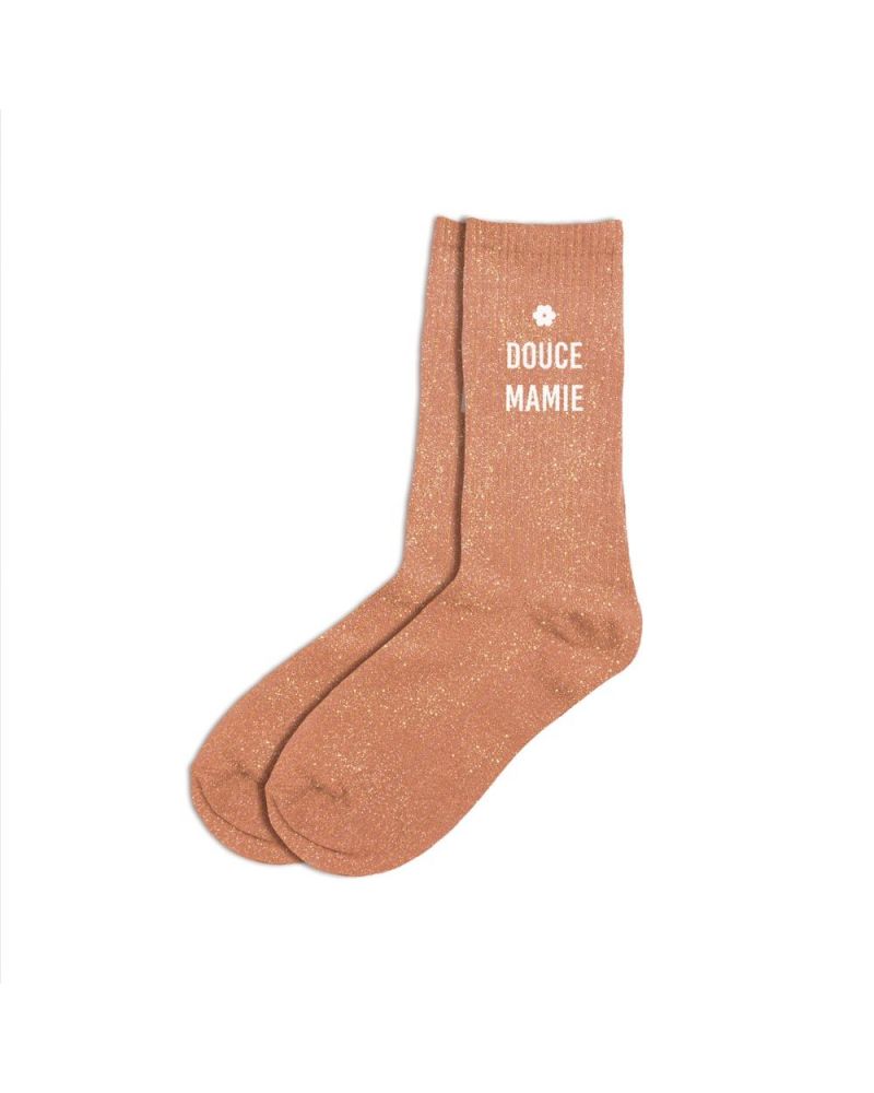 CHAUSSETTES PAILLETTES "DOUCE MAMIE"