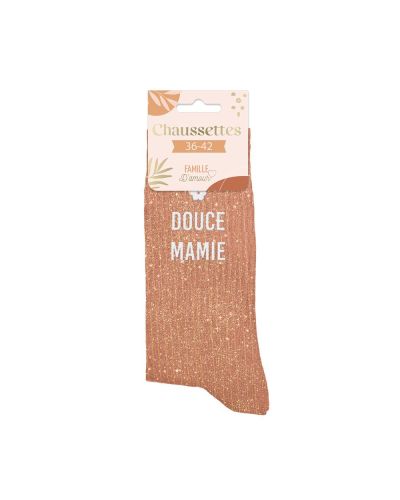 CHAUSSETTES PAILLETTES "DOUCE MAMIE"