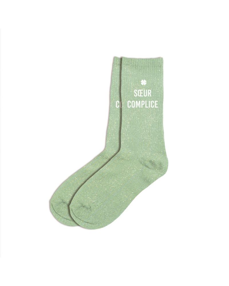 CHAUSSETTES PAILLETTES "SOEUR COMPLICE"