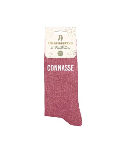 CHAUSSETTES PAILLETTES "CONNASSE"