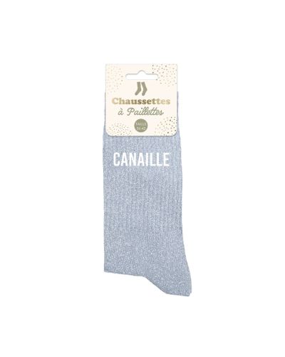 CHAUSSETTES PAILLETTES "CANAILLE"