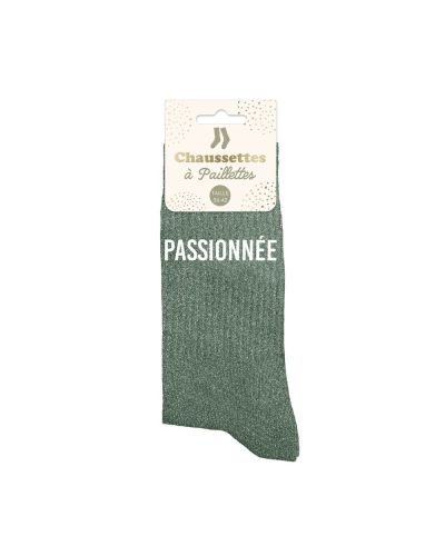 CHAUSSETTES PAILLETTES "PASSIONNEE"
