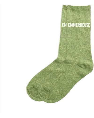 CHAUSSETTES PAILLETTES "EMMERDEUSE"