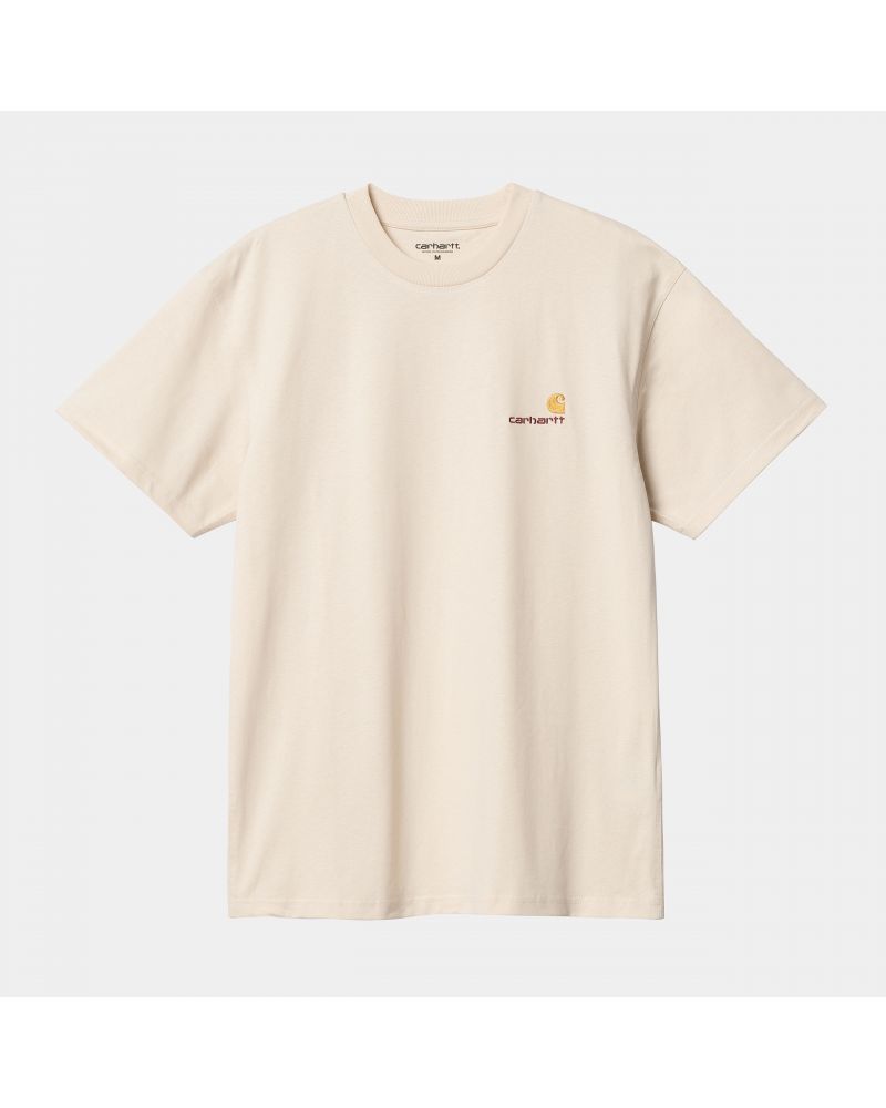 S/S AMERICAN SCRIPT T-SHIRT Natural