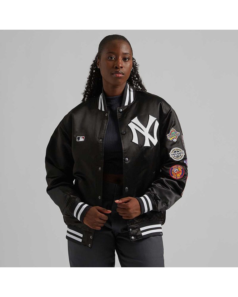 Bomber Jacket Veste Baseball Homme Yankees Veste Bomber New York