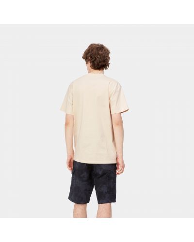 S/S AMERICAN SCRIPT T-SHIRT Natural