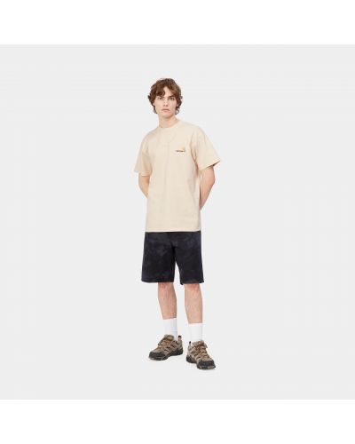 S/S AMERICAN SCRIPT T-SHIRT Natural