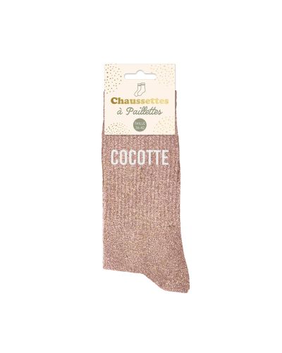 CHAUSSETTES PAILLETTES "COCOTTE"
