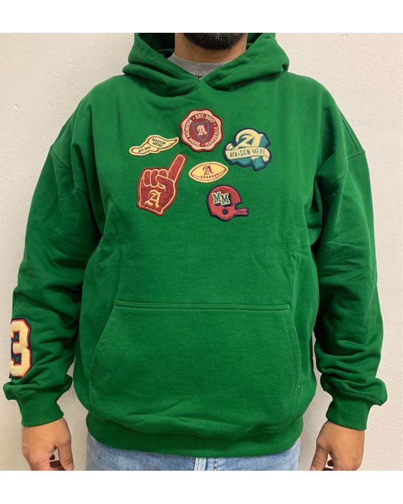 HOODIE COLLEGE 13 vert