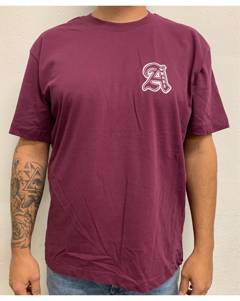 T-SHIRT COLLEGE 13 bordeaux