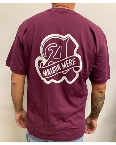 T-SHIRT COLLEGE 13 bordeaux