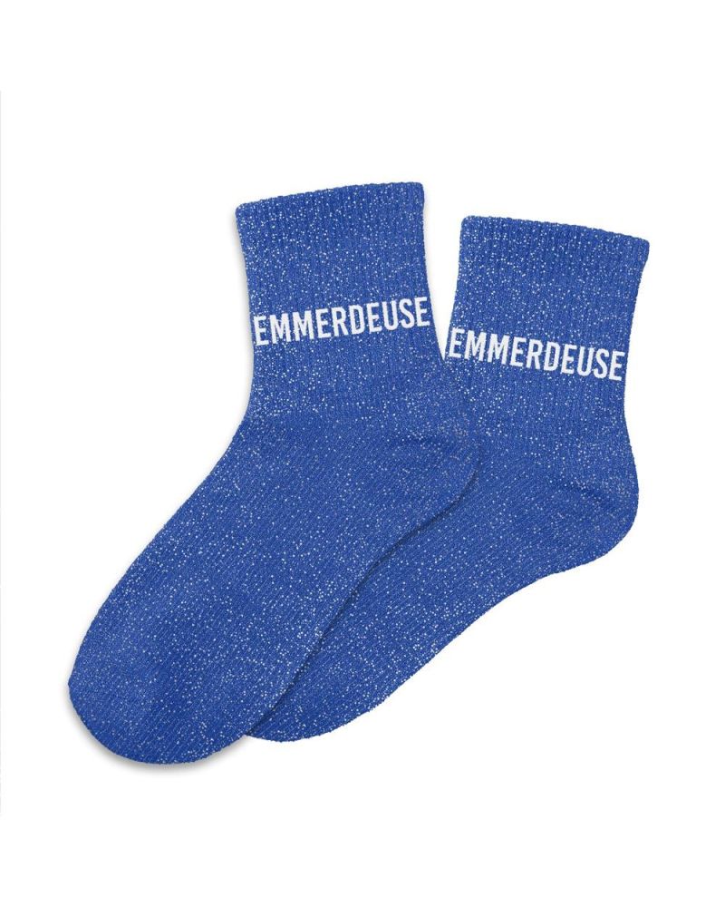 CHAUSSETTES PAILLETTES "EMMERDEUSE"