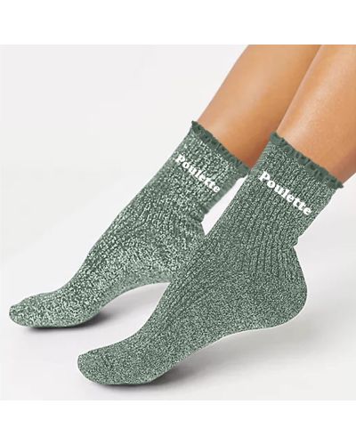CHAUSSETTES FESTON COURTES PAILLETTES POULETTE