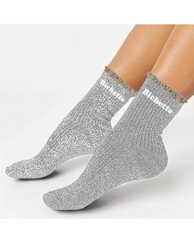 CHAUSSETTES FESTON COURTES PAILLETTES BICHETTE