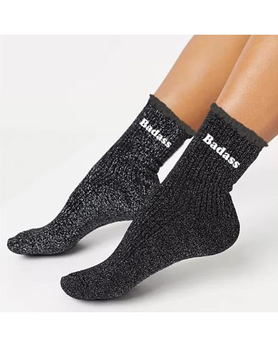 CHAUSSETTES FESTON COURTES PAILLETTES BADASS