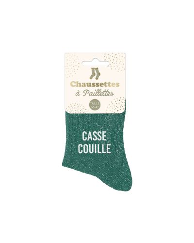 CHAUSSETTES COURTES PAILLETTES CASSE COUILLE