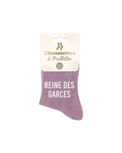 CHAUSSETTES COURTES PAILLETTES REINE DES GARCES