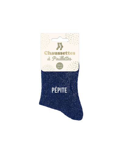 CHAUSSETTES COURTES PAILLETTES PEPITE