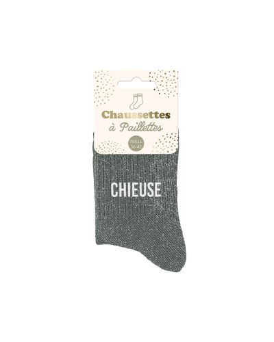CHAUSSETTES PAILLETTES CHIEUSE