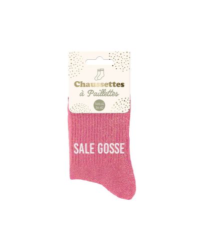 CHAUSSETTES PAILLETTES SALE GOSSE