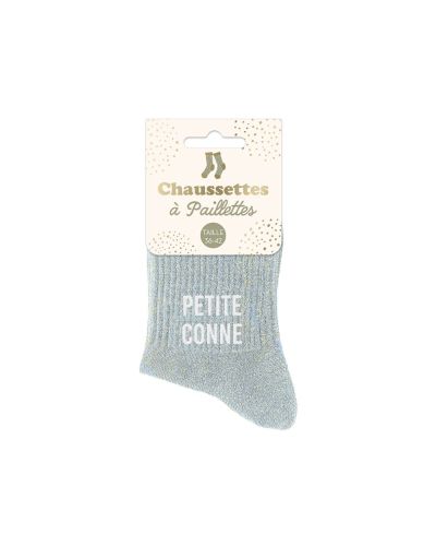 CHAUSSETTES COURTES PAILLETTES PETITE CONNE