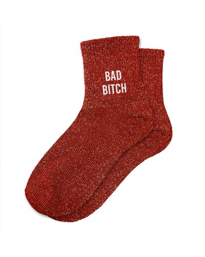 CHAUSSETTES COURTES PAILLETTES BAD BITCH