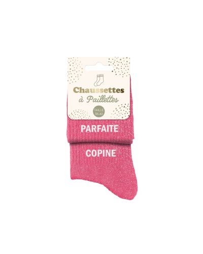 CHAUSSETTES PAILLETTES DUO PARFAITE COPINE