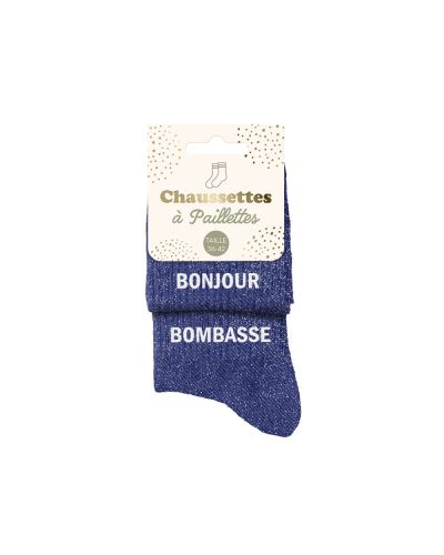 CHAUSSETTES PAILLETTES DUO BONJOUR BOMBASSE