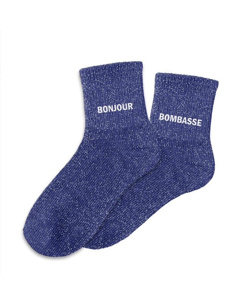 CHAUSSETTES PAILLETTES DUO BONJOUR BOMBASSE