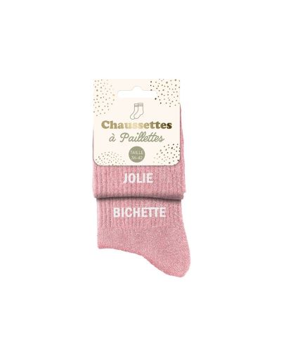 CHAUSSETTES PAILLETTES DUO JOLIE BICHETTE