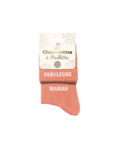 CHAUSSETTES PAILLETTES DUO FABULEUSE MAMAN