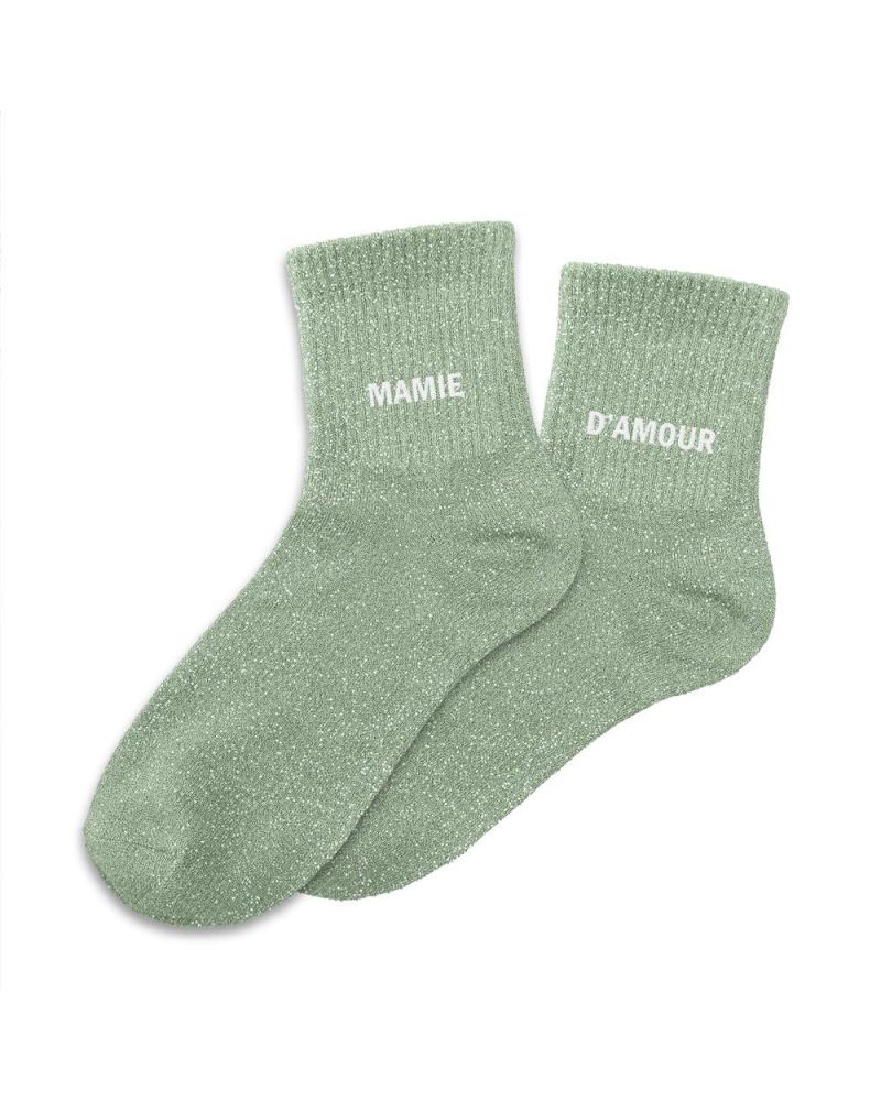 CHAUSSETTES PAILLETTES DUO MAMIE D AMOUR