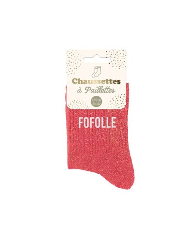 CHAUSSETTES PAILLETTES FOFOLLE