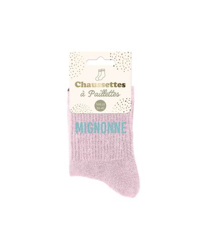 CHAUSSETTES PAILLETTES MIGNONNE