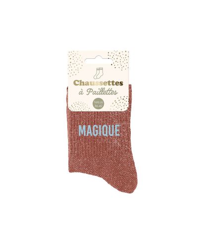 CHAUSSETTES PAILLETTES MAGIQUE