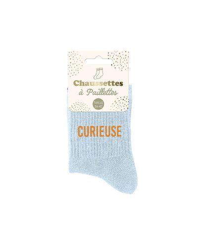 CHAUSSETTES PAILLETTES CURIEUSE