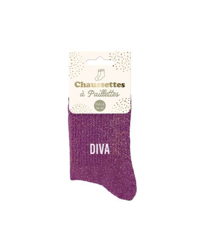 CHAUSSETTES PAILLETTES DIVA