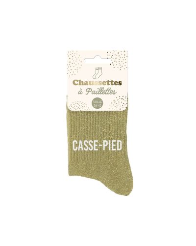 CHAUSSETTES PAILLETTES CASSE PIED