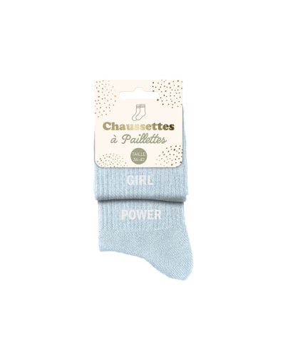 CHAUSSETTES PAILLETTES DUO GIRL POWER