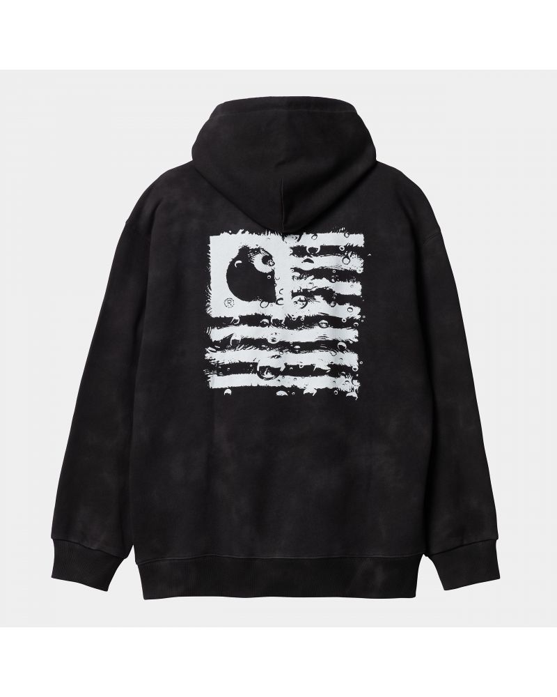 Pull Carhartt Noir Capuche HOODED CHROMO SWEAT Black