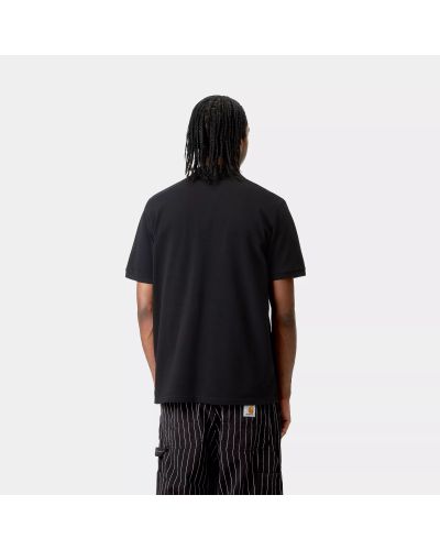 S/S Chase Pique Polo noir