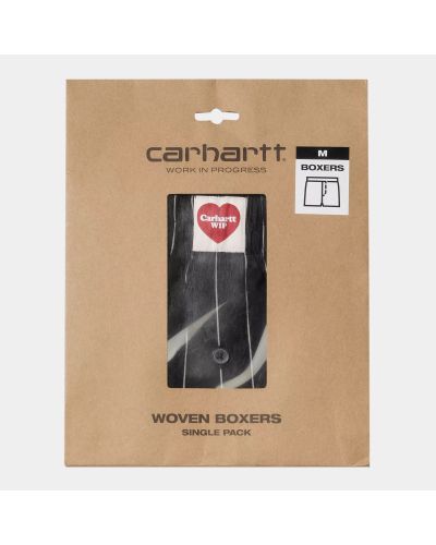 Cotton Boxer noir rayé