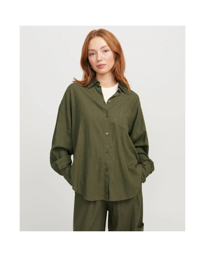 JXJAMIE BREEZE SUMMER LS SHIRT WVN SN