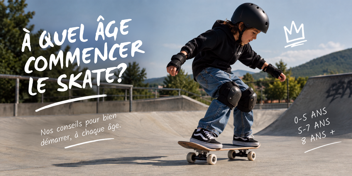 À quel âge peut-on commencer le skateboard ? Le guide par âge
