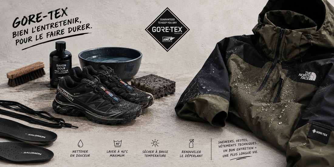 Comment entretenir vos vêtements et sneakers Gore-Tex : le guide astuces