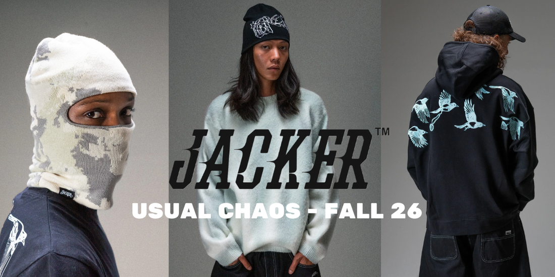Jacker Usual Chaos – Fall '26 : bonnets, cagoules et jeans baggy débarquent chez Ultimate