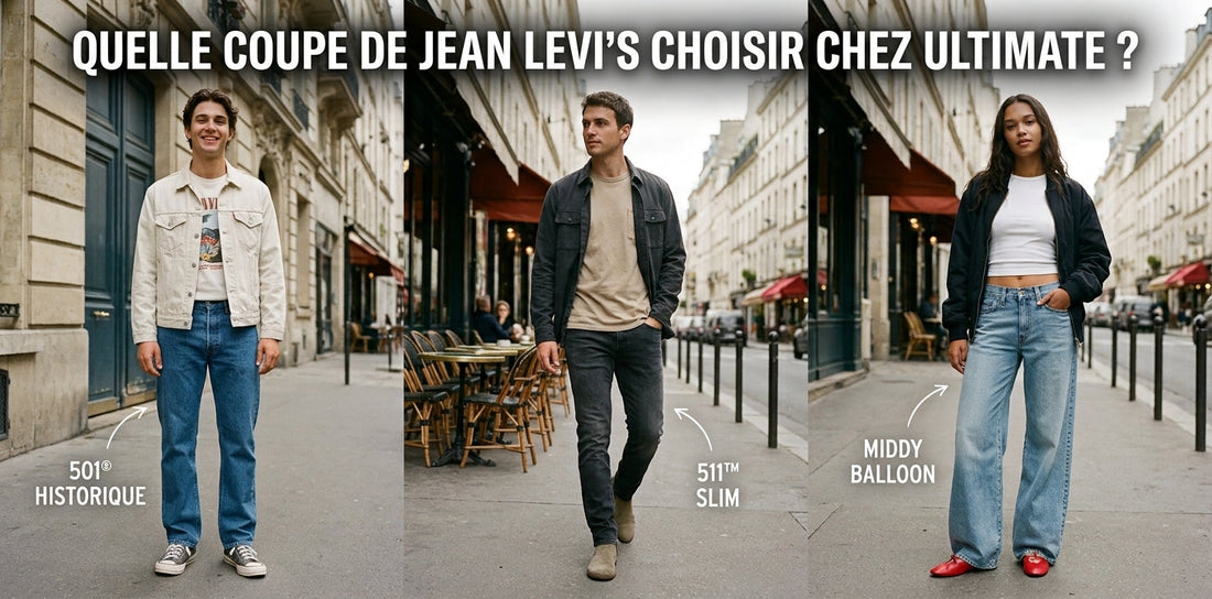 501, 511, Middy Balloon : quelle coupe de jean Levi's choisir chez Ultimate ?