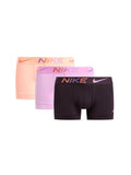 BOXERS NIKE TRUNK 3PK ORG PLS/BRGDY ASH/LT MTA-HRIZ GT WB