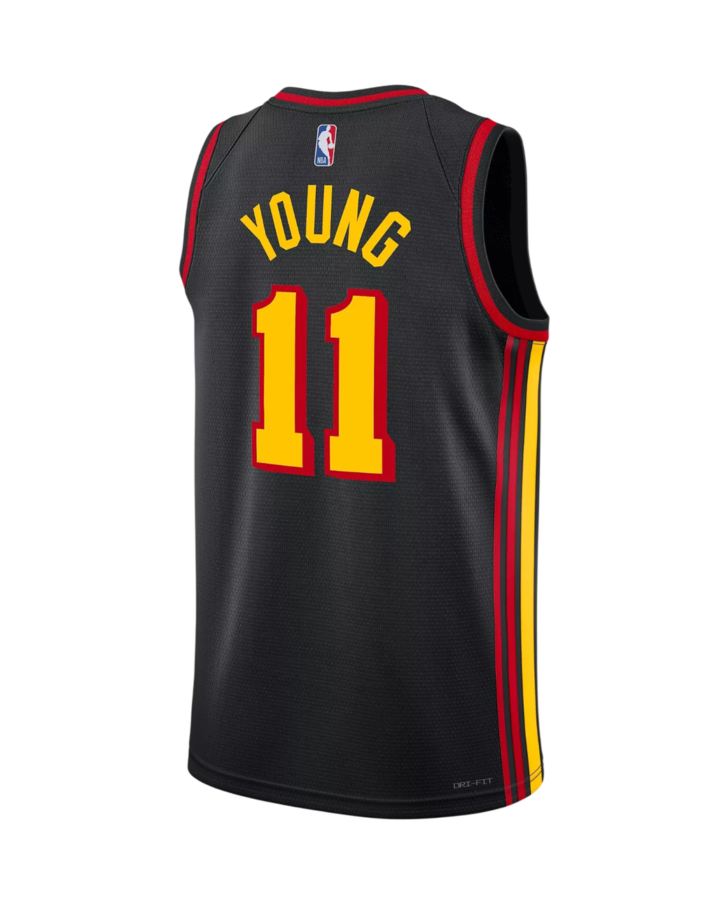 Maillot de basket Nike Hawks Trae Young Statement Edition Swingman noir